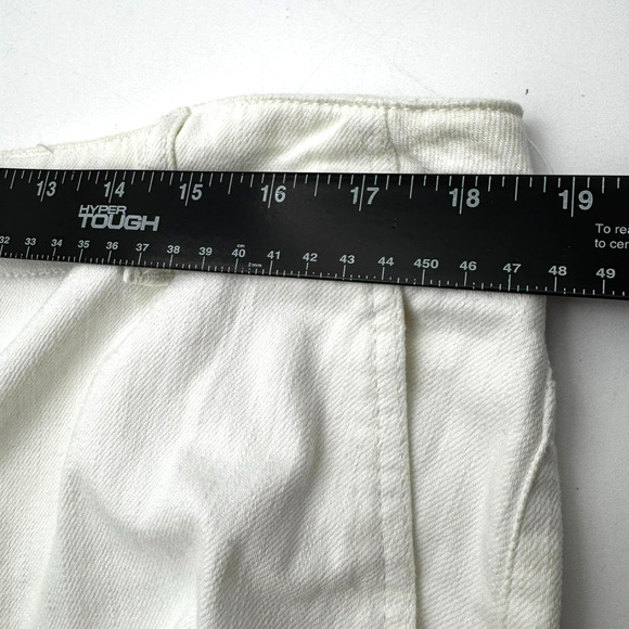 TALBOTS NWT Women's 16 Ivory Cream Curvy Stretch High Rise Flare Trouser Jeans - Picture 6 of 9